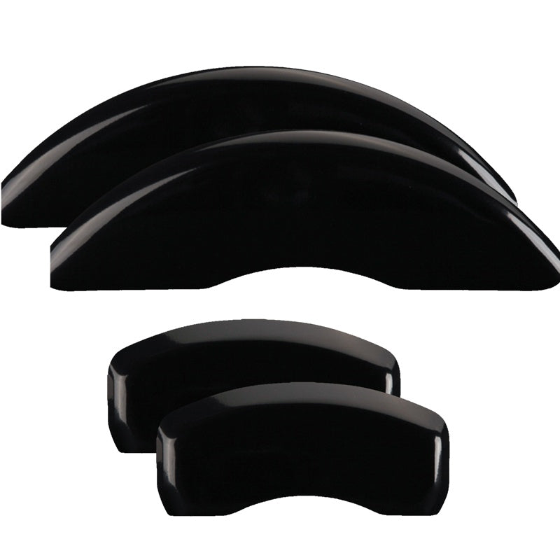 Classic No Engraving, Black - C8 Corvette 4-Piece MGP Brake Caliper Covers