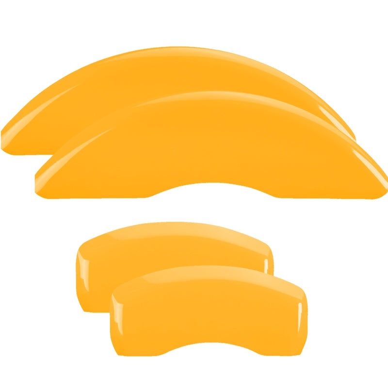 Classic No Engraving, Yellow - C8 Corvette 6-Piece MGP Brake Caliper Covers