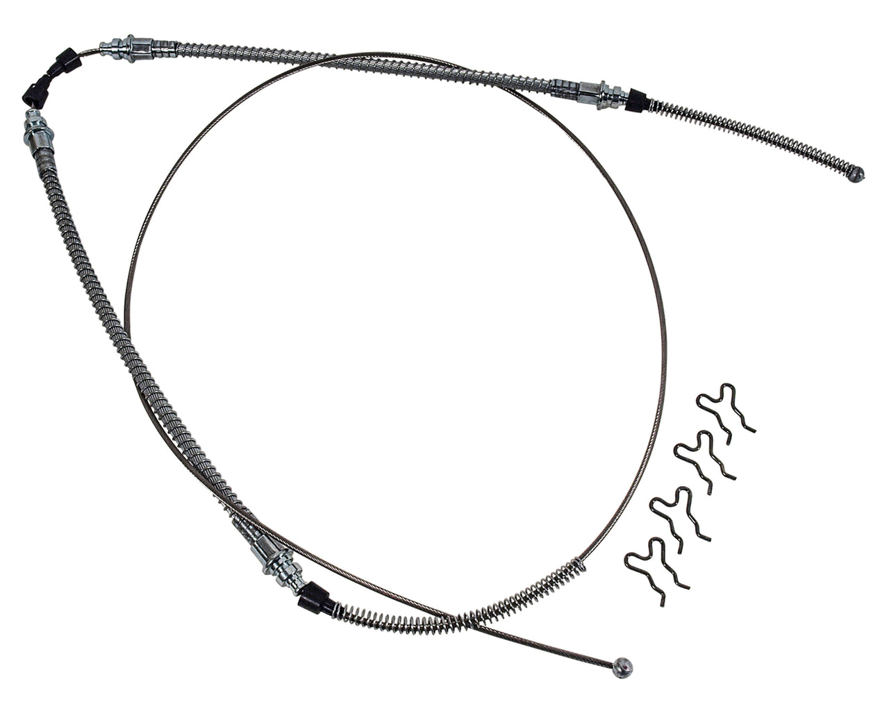 1965-1982 Corvette Park Brake Cable Rear Stainless-36330-Corvette-Store-Online