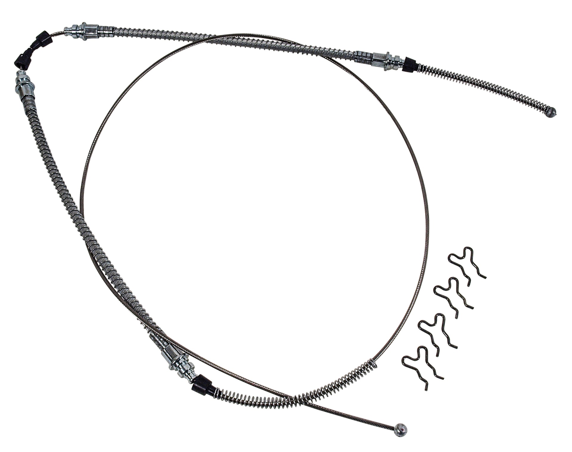 1965-1982 Corvette Park Brake Cable Rear Stainless-36330-Corvette-Store-Online