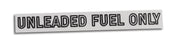 1978-1982 Corvette Decal Fuel Warning Silver-36448-Corvette-Store-Online