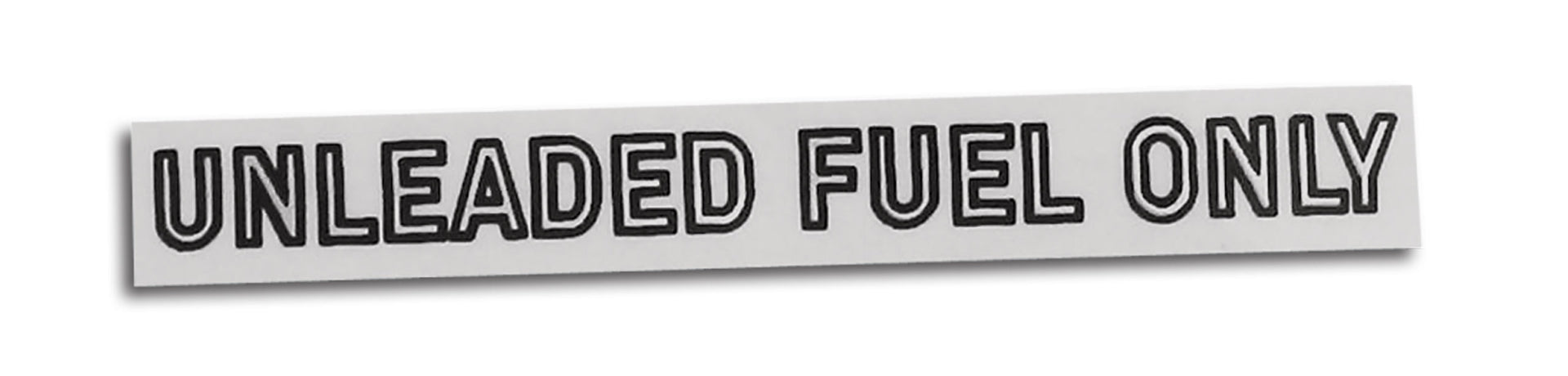 1978-1982 Corvette Decal Fuel Warning Silver-36448-Corvette-Store-Online