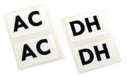 1970-1971 Corvette Labels. Shock Heavy Duty Suspension 4 Piece Set - CA-36463-Corvette-Store-Online