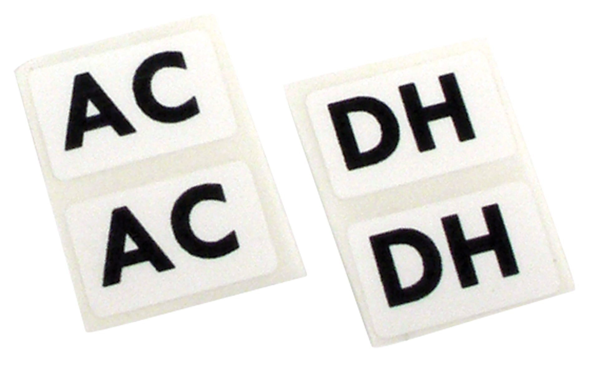 1970-1971 Corvette Labels. Shock Heavy Duty Suspension 4 Piece Set - CA-36463-Corvette-Store-Online