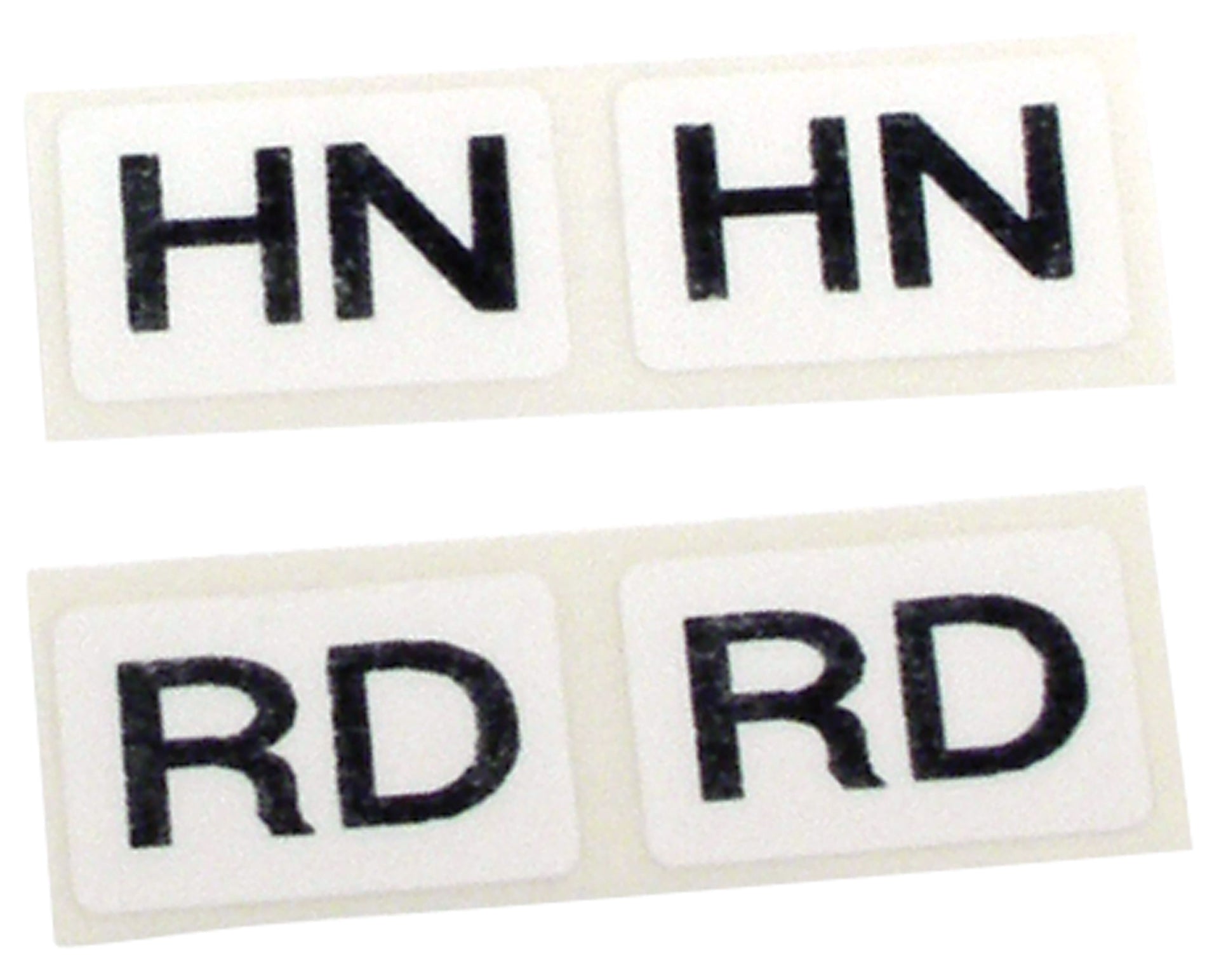 1975-1975 Corvette Labels. Shock Heavy Duty Suspension 4 Piece Set - CA-36468-Corvette-Store-Online