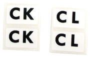 1976-1977 Corvette Labels. Shock Heavy Duty Suspension 4 Piece Set - CA-36470-Corvette-Store-Online