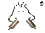 1969-1969 Corvette Exhaust System - 427 4 Spd 25 To 2 Inch W/Separate Secondary Pipe & Mufflers-36559-Corvette-Store-Online