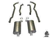 1973-1973 Corvette Exhaust System - 454 4-Speed 25 Inch W/Separate Secondary Pipe & Mufflers-36563-Corvette-Store-Online