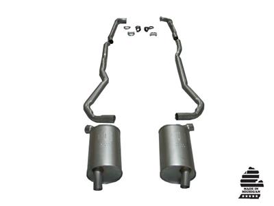 1973-1973 Corvette Exhaust System - 454 Automatic 25 Inch W/Separate Secondary Pipe & Mufflers-36564-Corvette-Store-Online