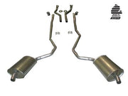 1969-1969 Corvette Exhaust System - 427 4-Speed 25 To 2 Inch W/Welded Secondary Pipe & Mufflers-36571-Corvette-Store-Online