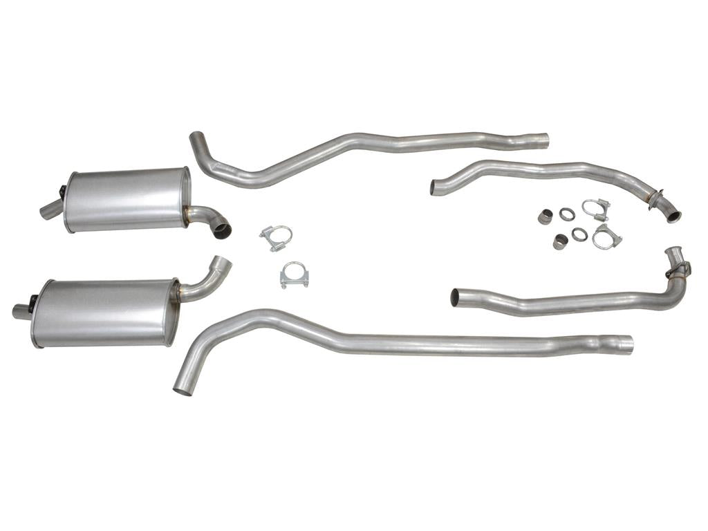 1968-1972 Corvette Exhaust System - 327/350 4Sp HP 2-25 Inch W/Separate Secondary Pipes & Mufflers-36577-Corvette-Store-Online
