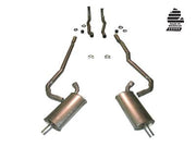 1969-1972 Corvette Exhaust System - 350 Automatic 2 Inch W/Separate Secondary Pipes & Mufflers-36580-Corvette-Store-Online