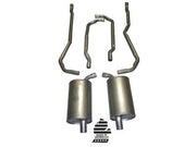 1973-1973 Corvette Exhaust System - 350 4-Speed 2 Inch W/Separate Secondary Pipes & Mufflers-36583-Corvette-Store-Online