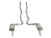1975-1979 Corvette Exhaust System - Dual-350 4-Speed 2 Inch- Low Profile Mufflers-36618-Corvette-Store-Online