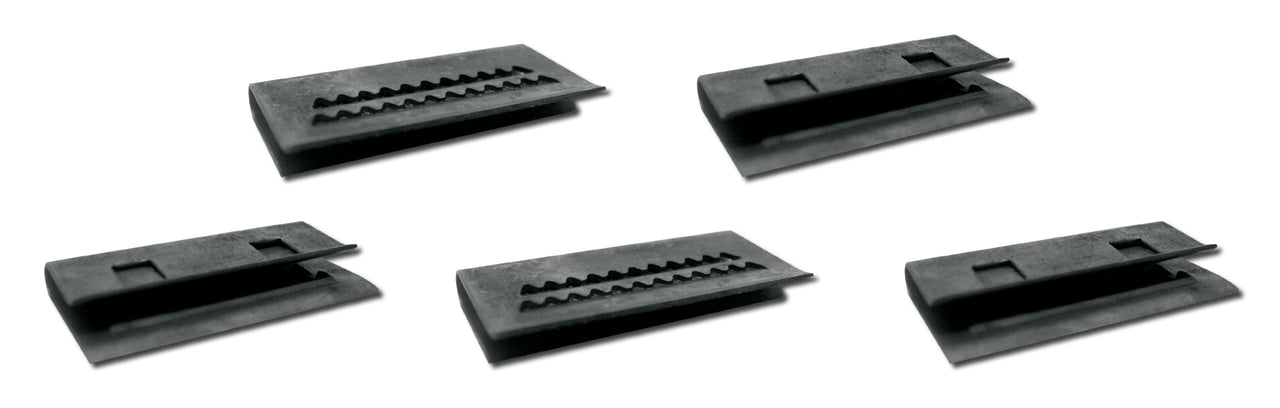 1968-1972 Corvette Windshield Molding Clips Center Wiper Door 5 Piece Set-36636-Corvette-Store-Online