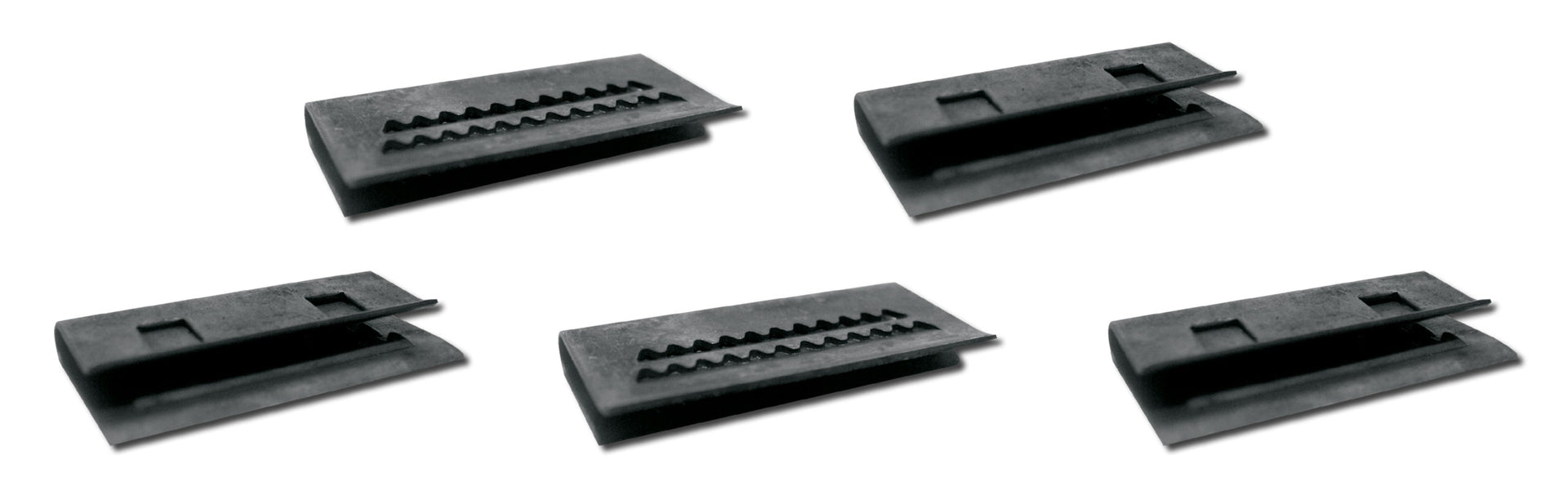 1968-1972 Corvette Windshield Molding Clips Center Wiper Door 5 Piece Set-36636-Corvette-Store-Online