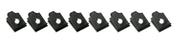 1963-1982 Corvette Body Mount #3 Access Plate U-Nuts. 8 Piece - CA-36647-Corvette-Store-Online
