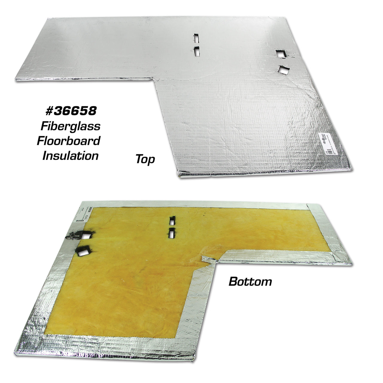 1968-1969 Corvette Floorboard Insulation RH Fiberglass-36658-Corvette-Store-Online