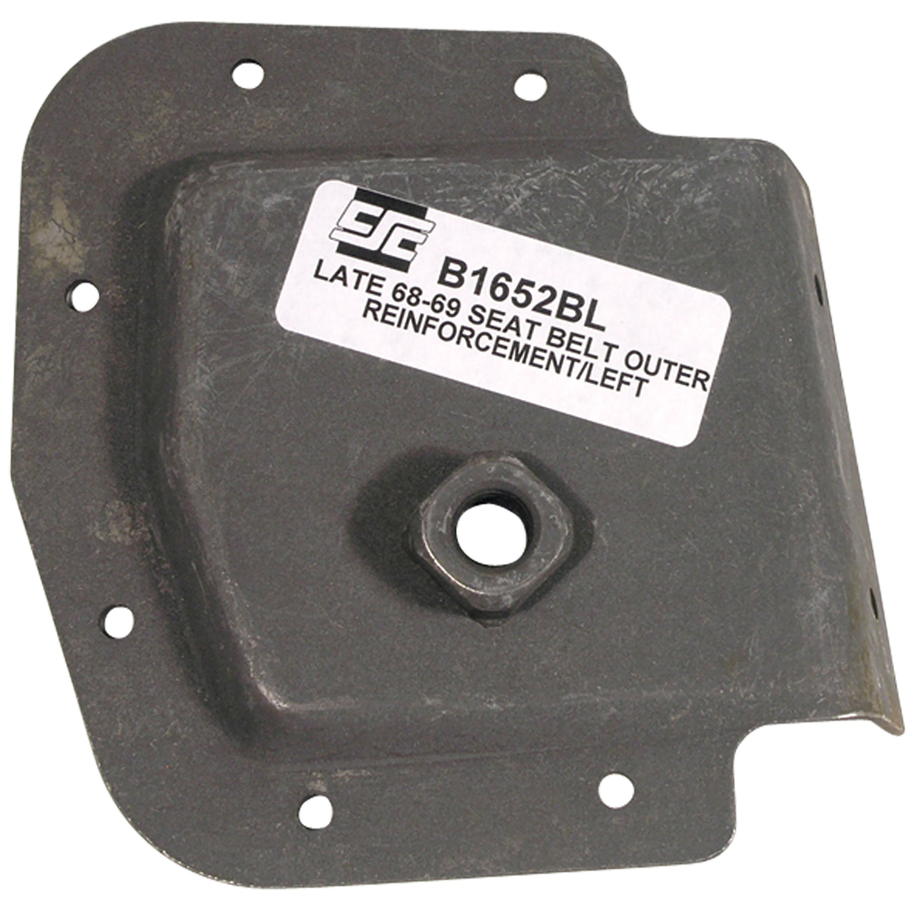 1968-1969 Corvette Seat Belt Reinforcement Underbody Outer LH-36793-Corvette-Store-Online