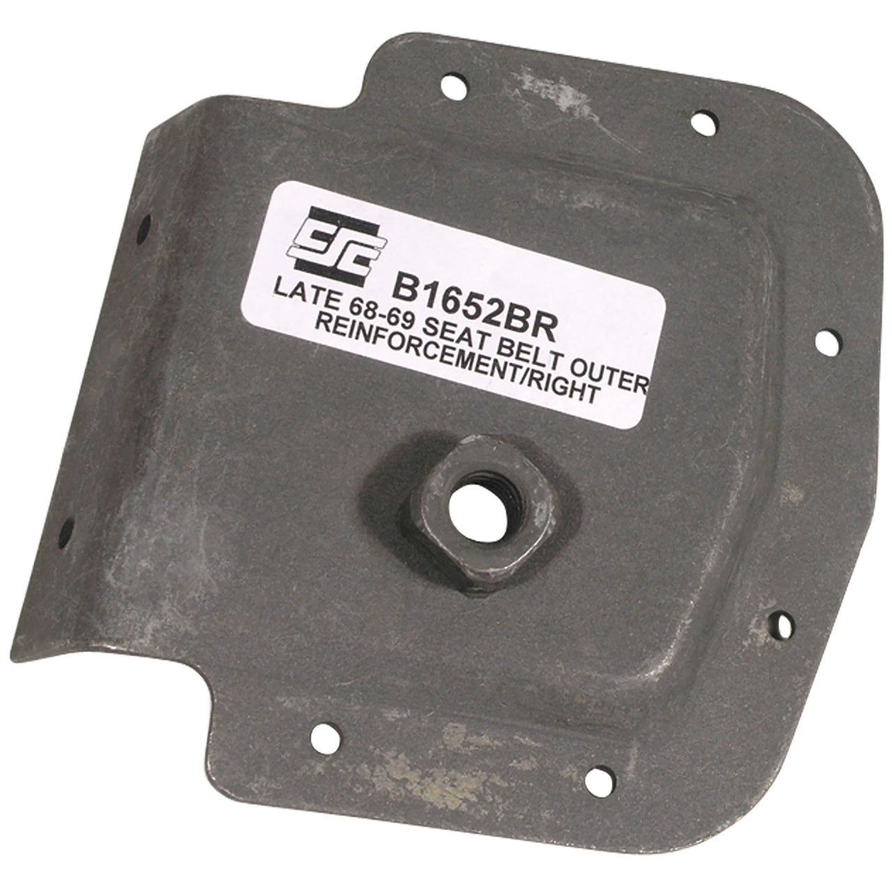 1968-1969 Corvette Seat Belt Reinforcement Underbody Outer RH-36794-Corvette-Store-Online