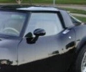 1974-1975 Corvette Date Coded Replacement Convertible Door Glass - Green Tint, LH-36939DC-Corvette-Store-Online