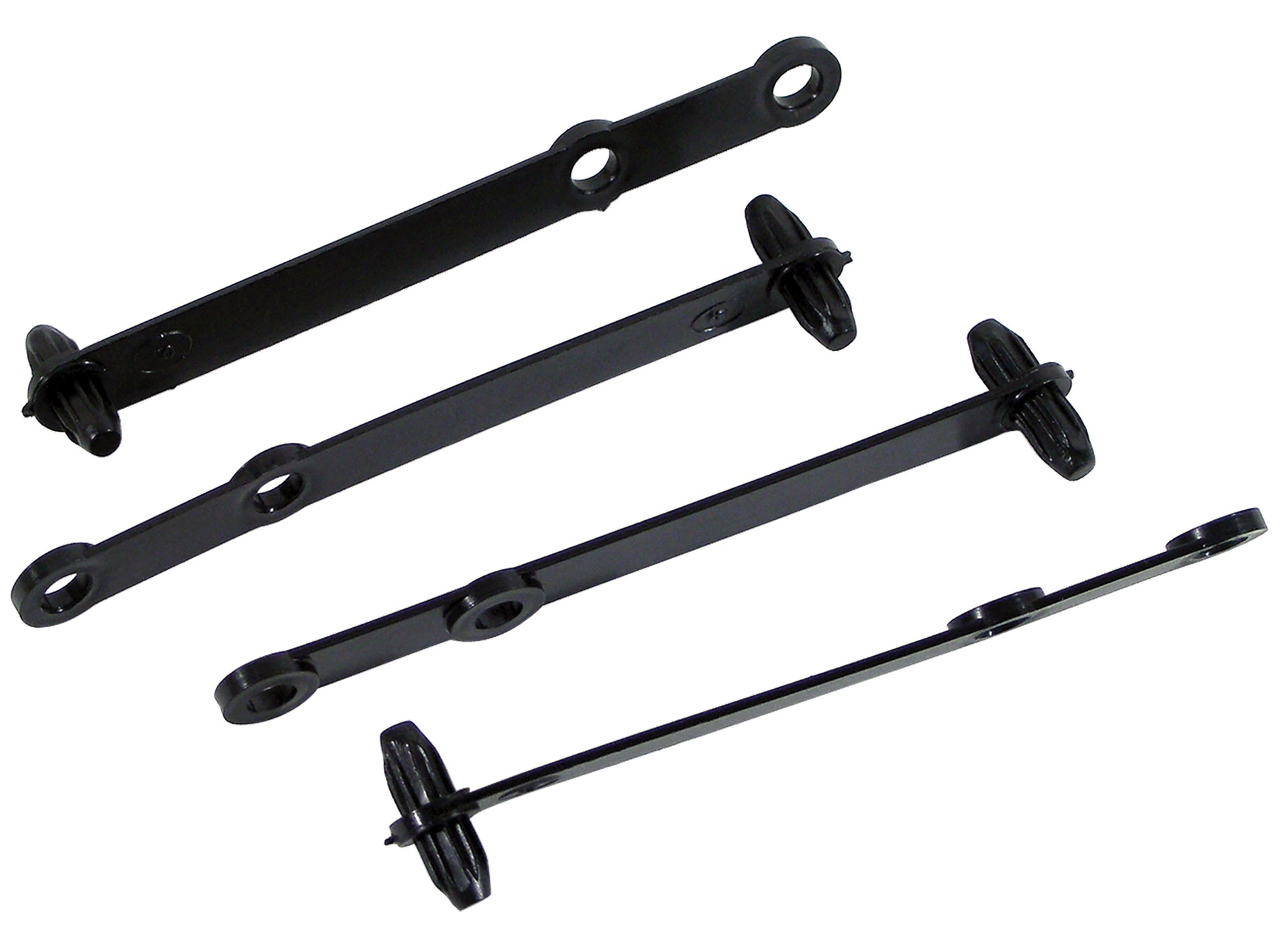 1963-1973 Corvette Battery Cable To Shield Clamp 4pc Set-36960-Corvette-Store-Online
