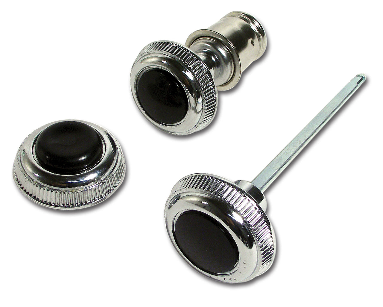 1967-1967 Corvette Dash Knobs Headlight/Wiper/Lighter 3 Piece Set-37023-Corvette-Store-Online