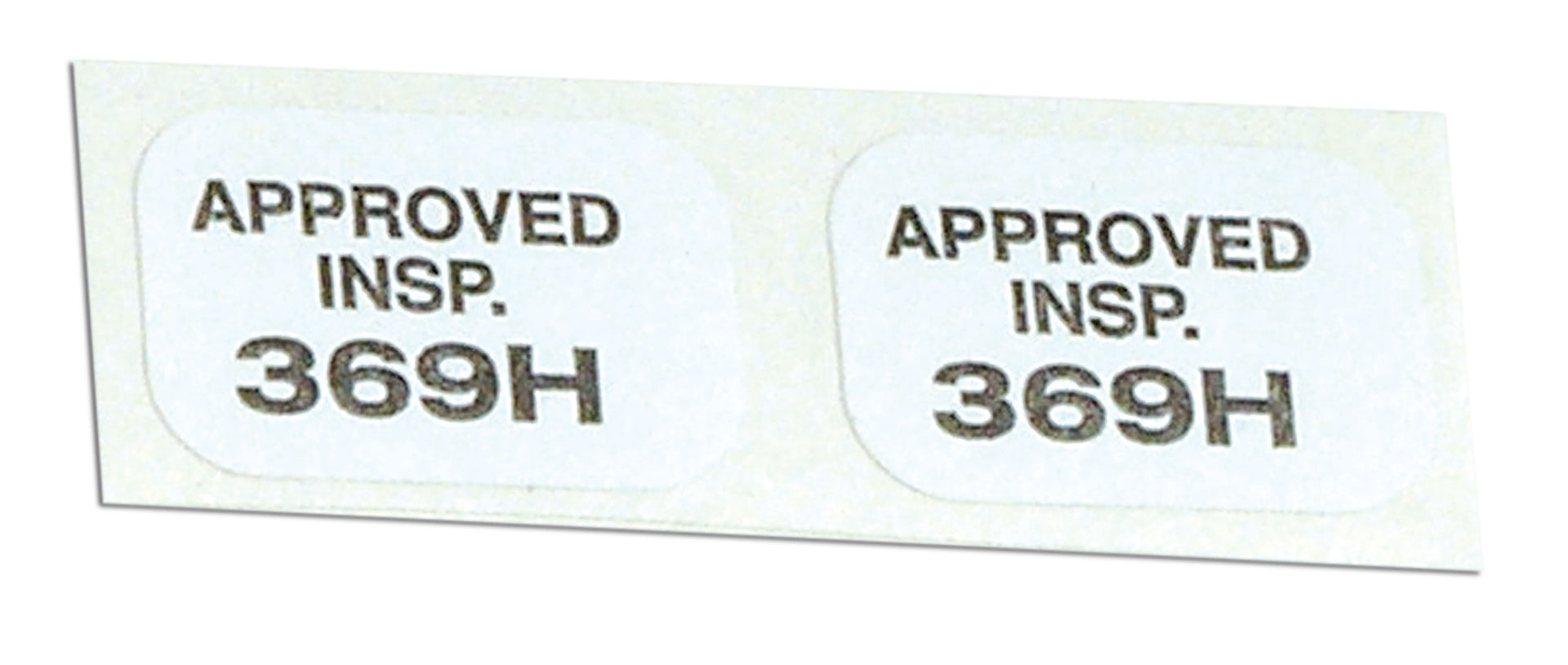 1964-1967 Corvette Decals Heater Inspection 2 Piece Set-37040-Corvette-Store-Online