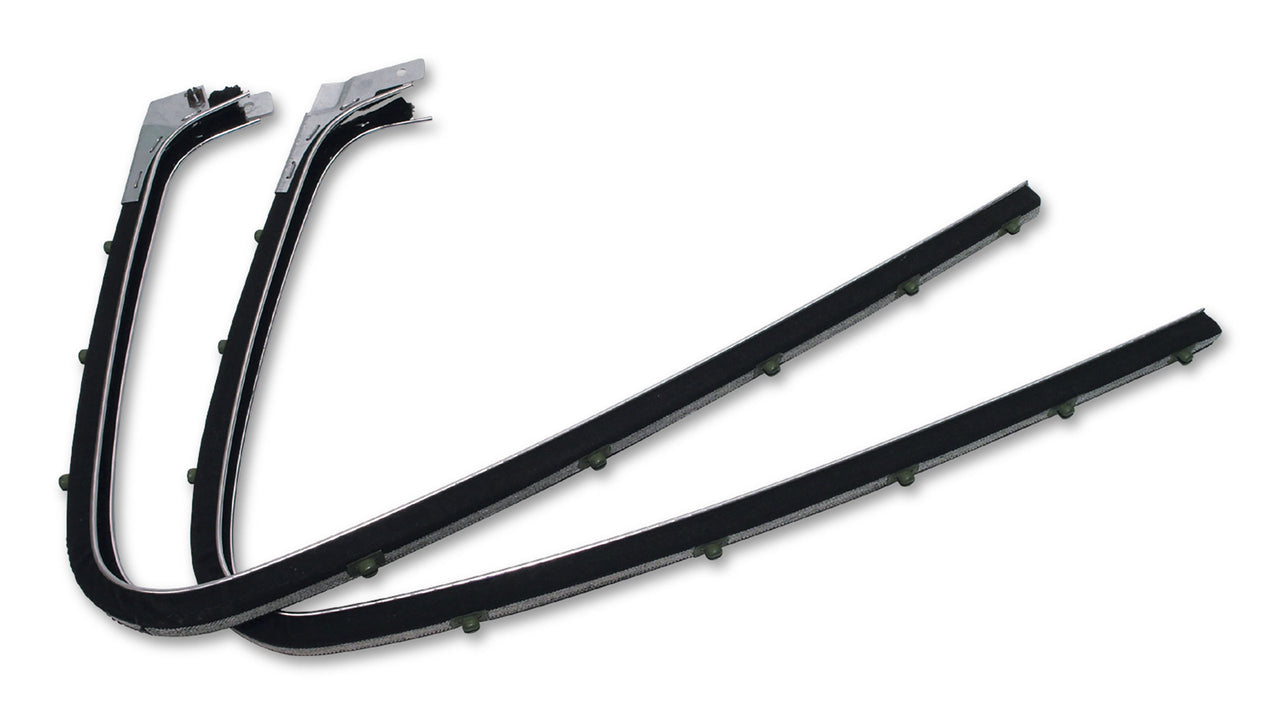1963-1963 Corvette Window Channels Coupe Rear/Upper-37129-Corvette-Store-Online