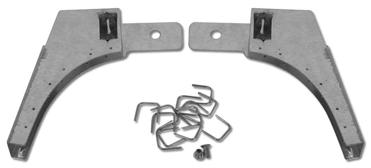 1963-1963 Corvette Window Channel Corner Reinforcements Coupe Rear-37130-Corvette-Store-Online
