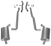 1966-1967 Corvette Exhaust System - 25 Inch 427 Auto W/Separate Pipe & Muffler-37187-Corvette-Store-Online