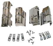 1966-1967 Corvette Lower Ignition Shield Set W/Brackets & Wingnuts-37266-Corvette-Store-Online