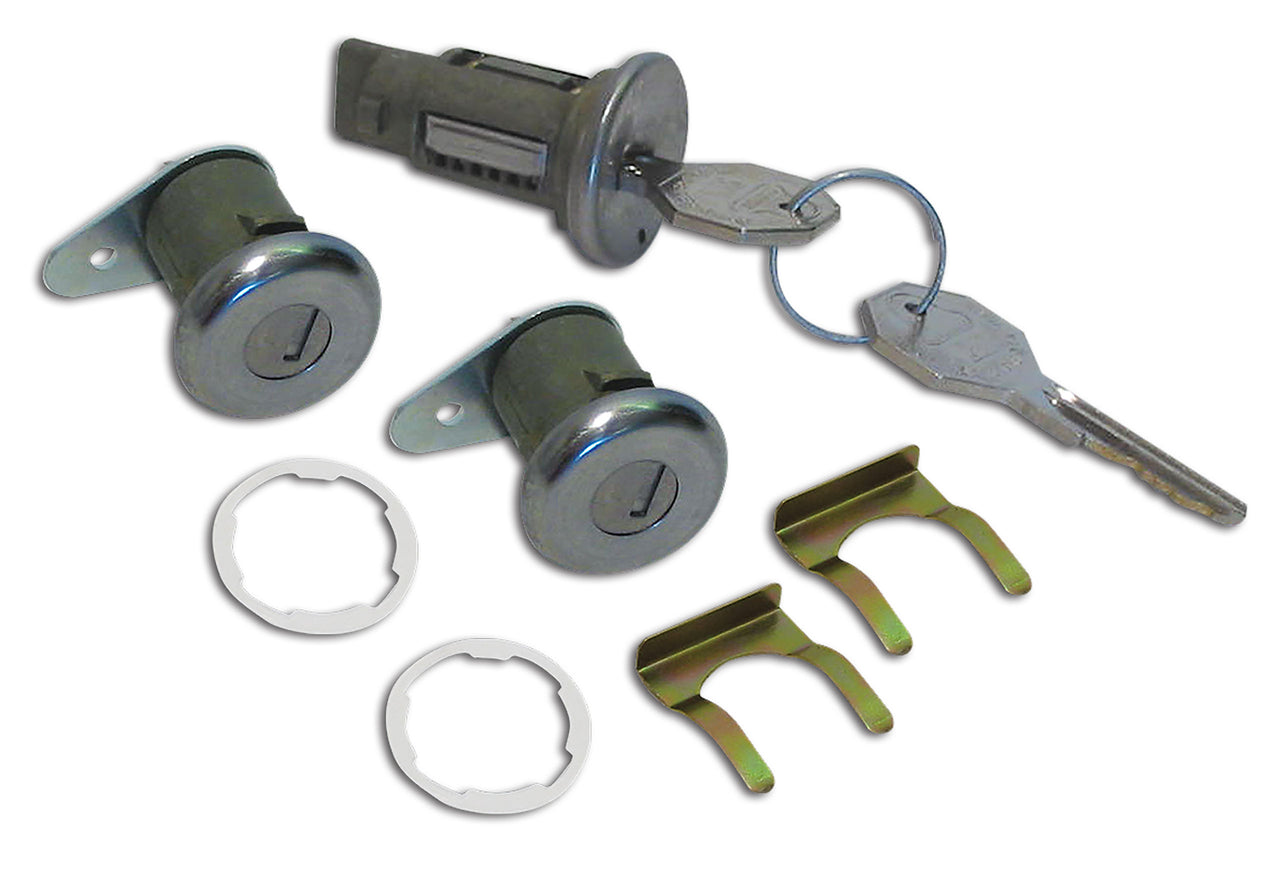 1966-1967 Corvette Lock Set Ignition/Doors 66 Replacement-37294-Corvette-Store-Online