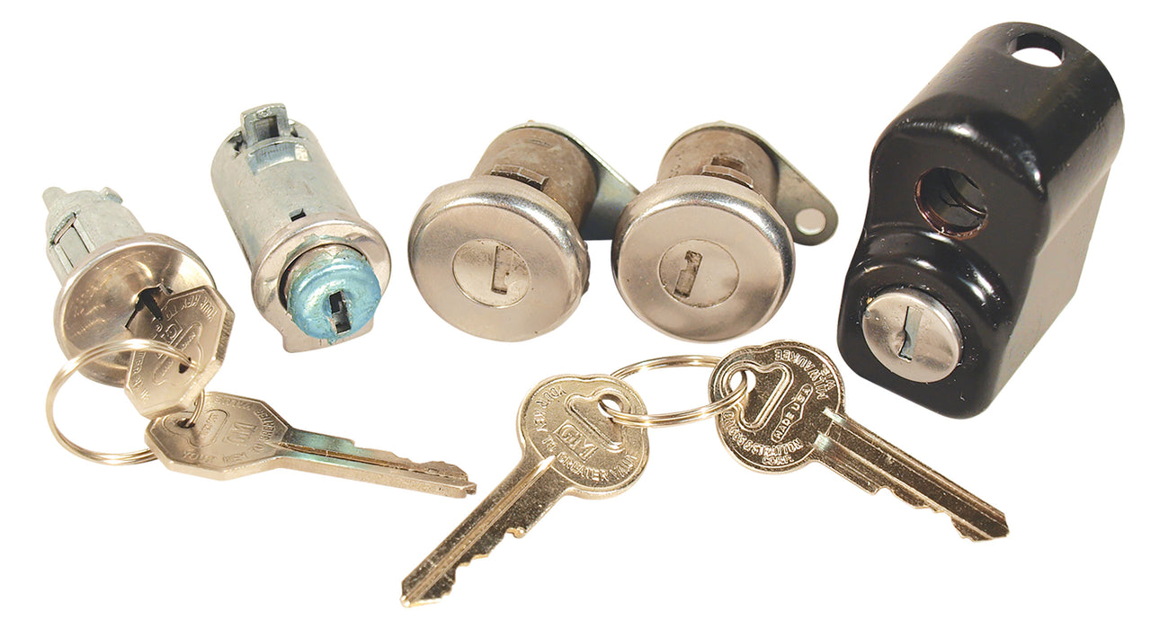 1966-1967 Corvette Lock Set Deluxe-37368-Corvette-Store-Online