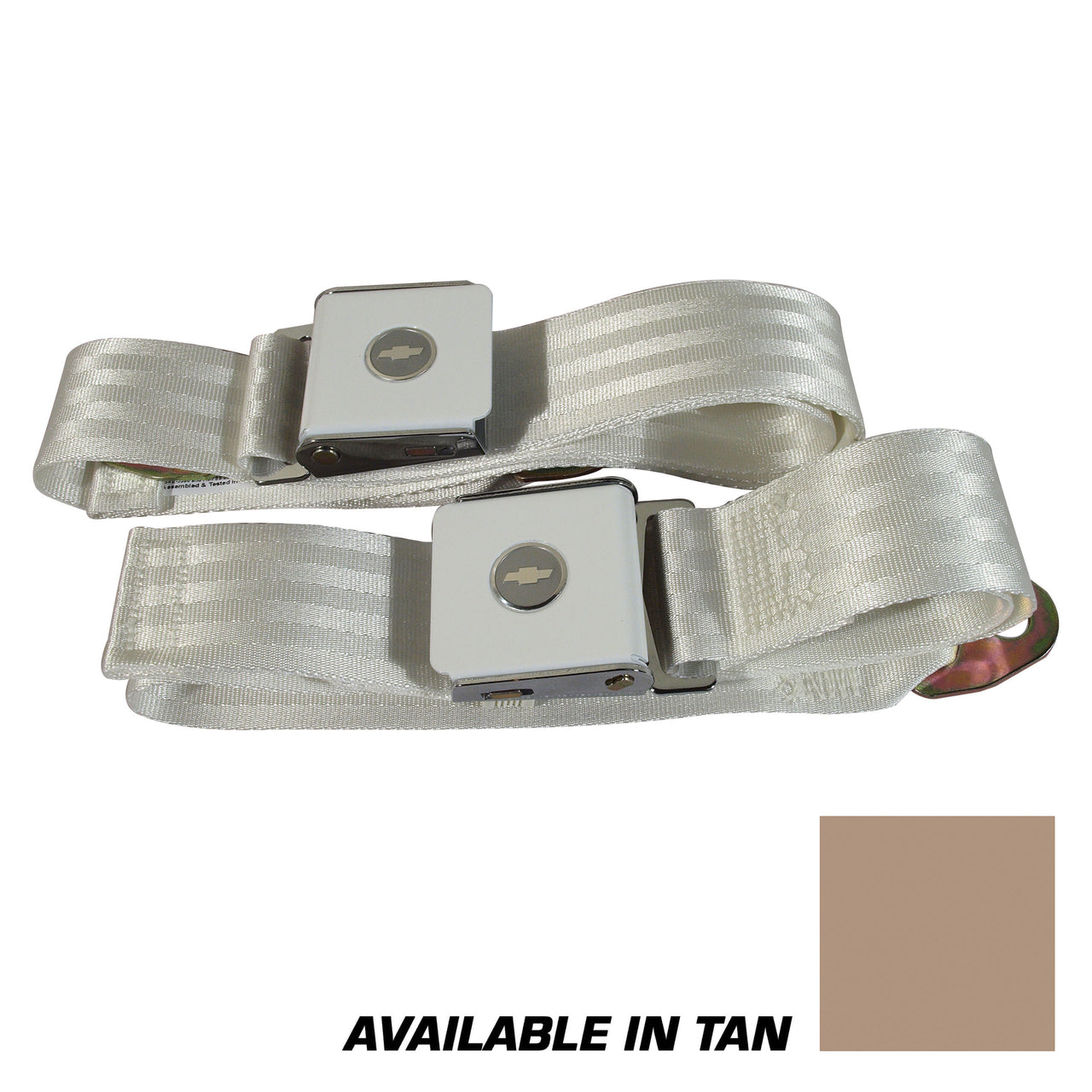 1964-1964 Corvette Seat Belts Lift Latch - Saddle-37413-Corvette-Store-Online