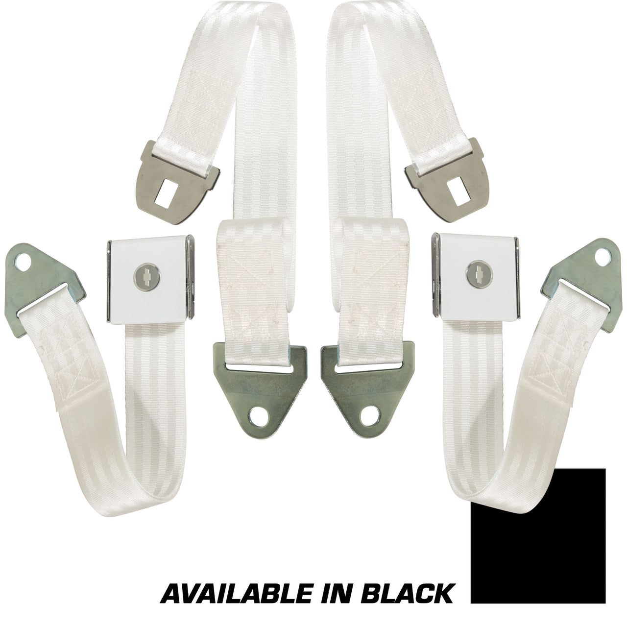 1964-1964 Corvette Seat Belts Lift Latch - Black-37473-Corvette-Store-Online