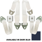 1964-1964 Corvette Seat Belts Bowtie Lift Latch - Dark Blue-37481-Corvette-Store-Online