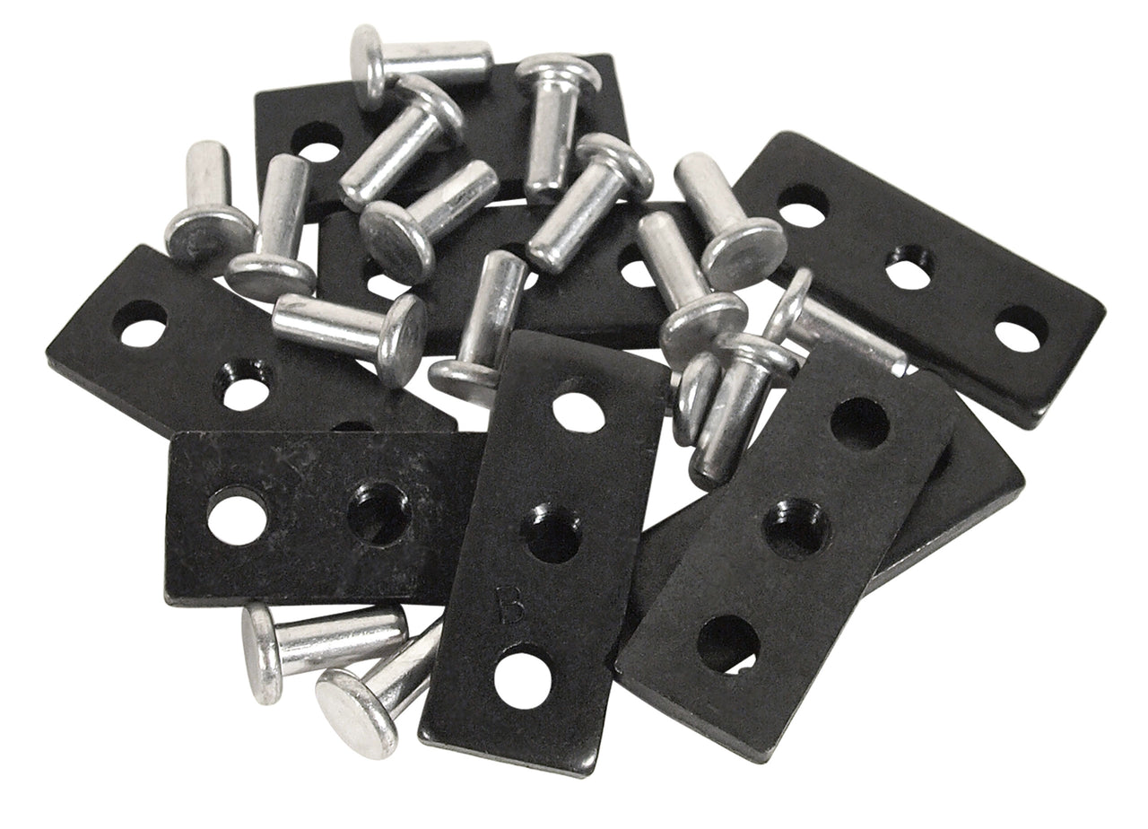 1963-1967 Corvette Filler Panel Nut Plate & Rivet Set-37616-Corvette-Store-Online