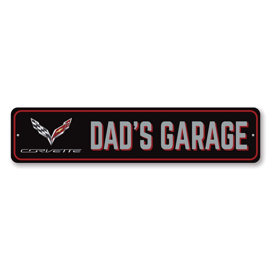 C7 Corvette Garage Wall Decor Sign Set
