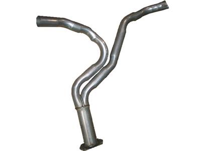 1982-1982 Corvette Exhaust Pipe Rear Y Aluminized-38915-Corvette-Store-Online