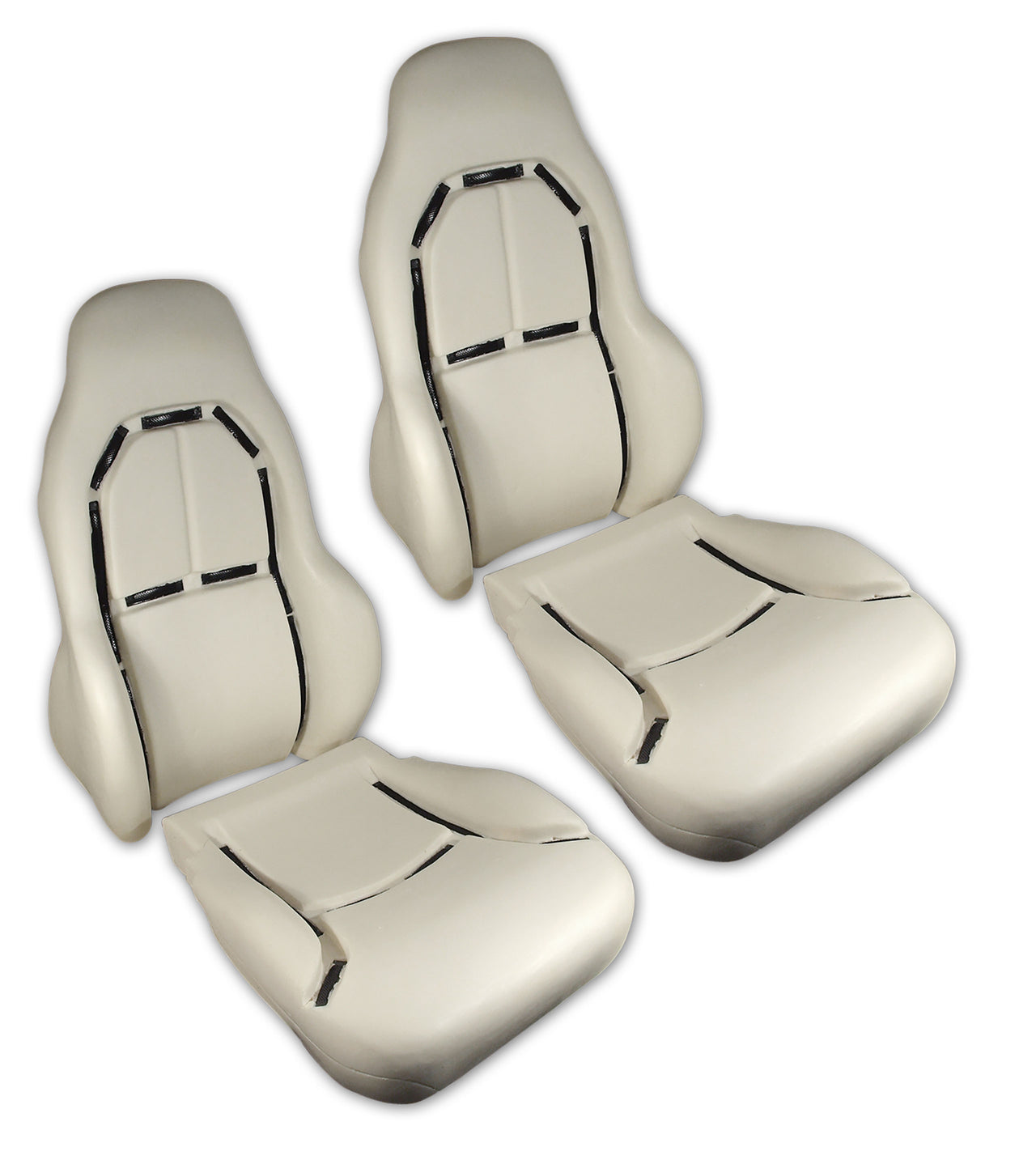 1997-2004 Corvette Seat Foam Standard - 4 Piece Set-39126-Corvette-Store-Online