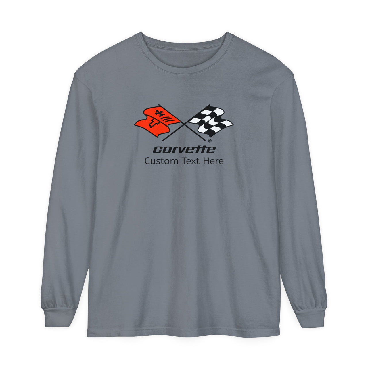 Personalized C3 Corvette Comfort Colors® Premium Long Sleeve T-Shirt, 100% Cotton
