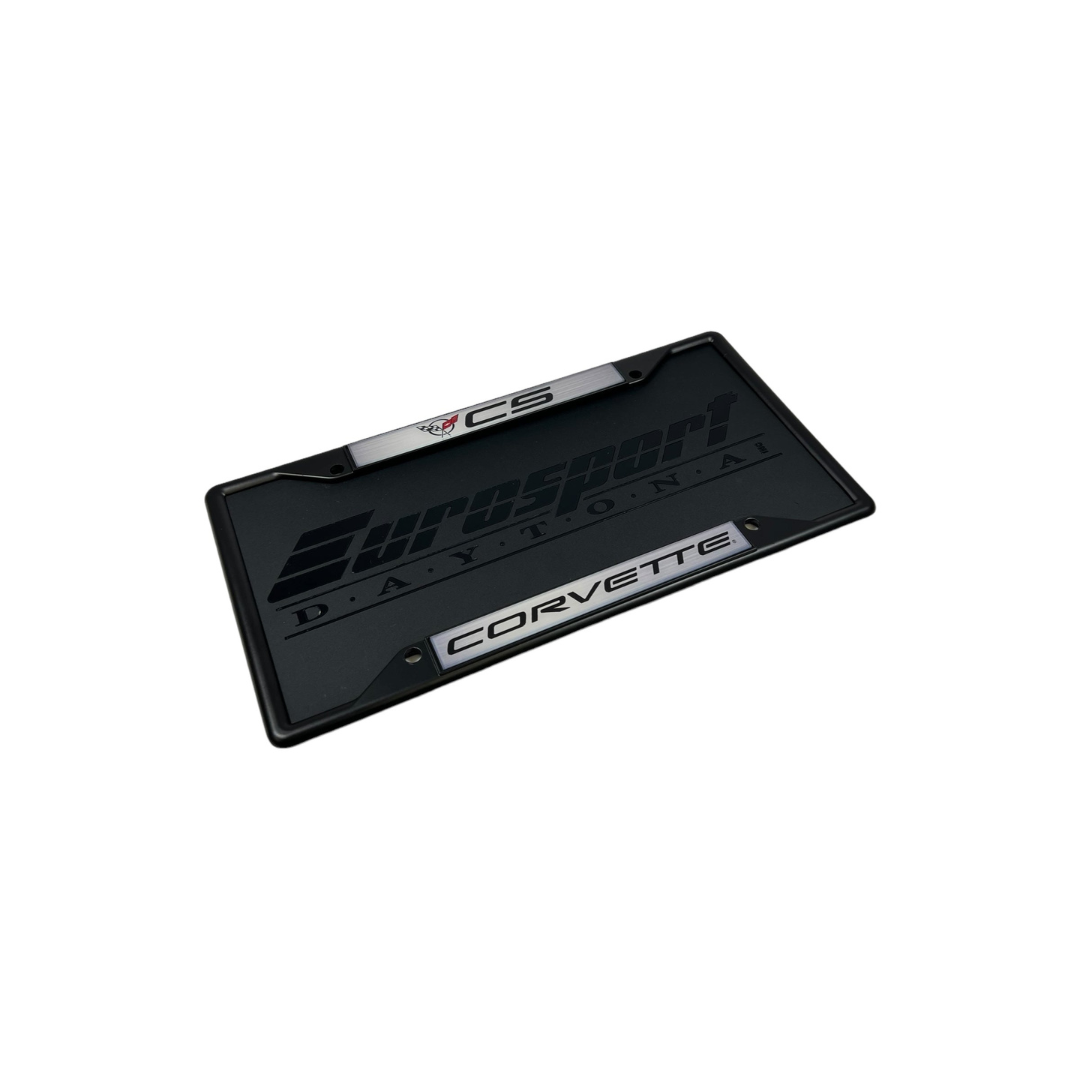 Chevrolet Corvette C5 Black License Plate Frame