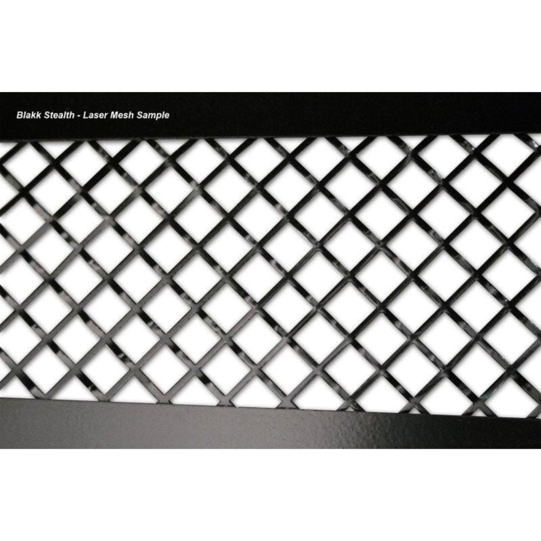 C6 Corvette Z06 / Grand Sport / ZR1 Hood Vent Grille "Blakk Stealth" Laser Mesh