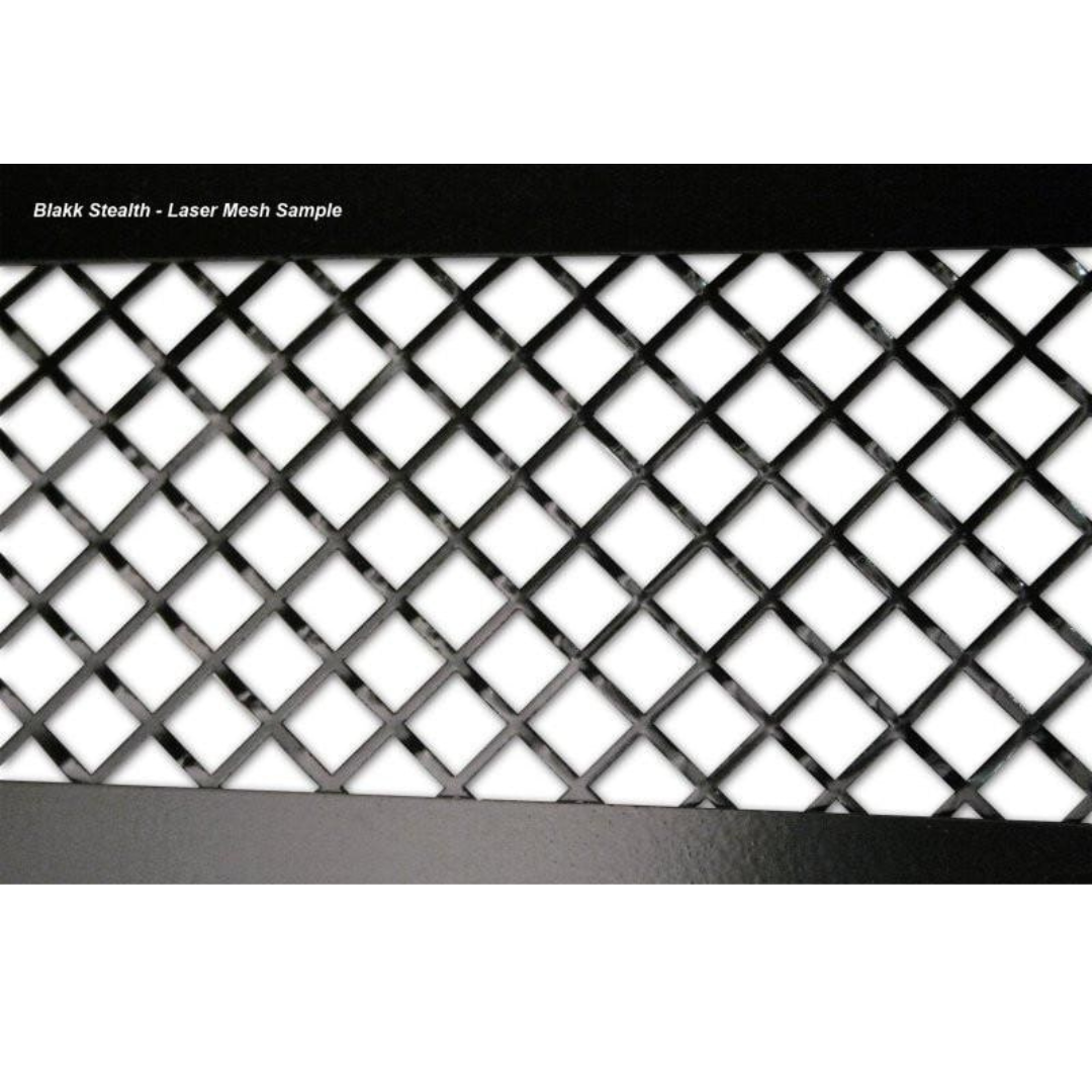 C6 Corvette Air Dam "Blakk Stealth" Laser Mesh Grille (Z06, Grand Sport, and ZR1)