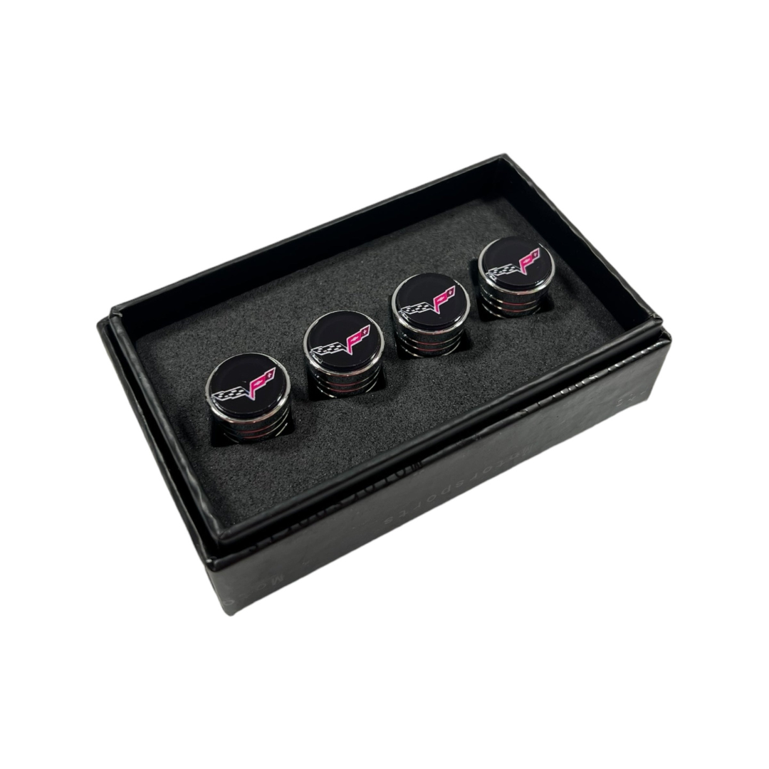 Chevrolet Corvette C6 Tapered Valve Stem Caps
