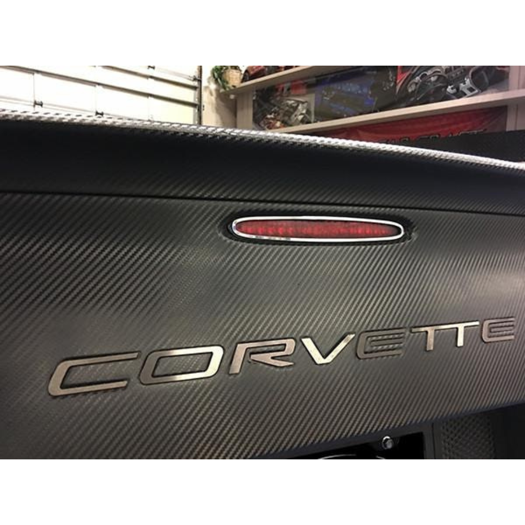 C5 Corvette 5th Brake Light Trim | 1Pc Polished Stainless Steel