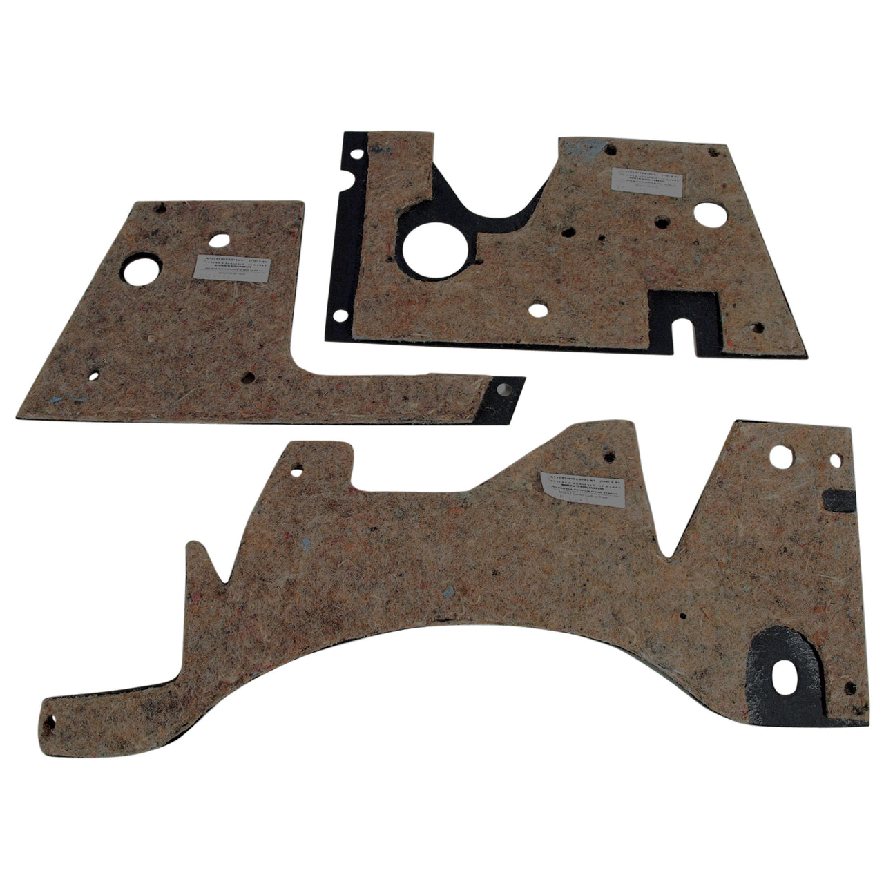 1958-1961 Corvette Firewall Insulation Set 3pc-40021-Corvette-Store-Online