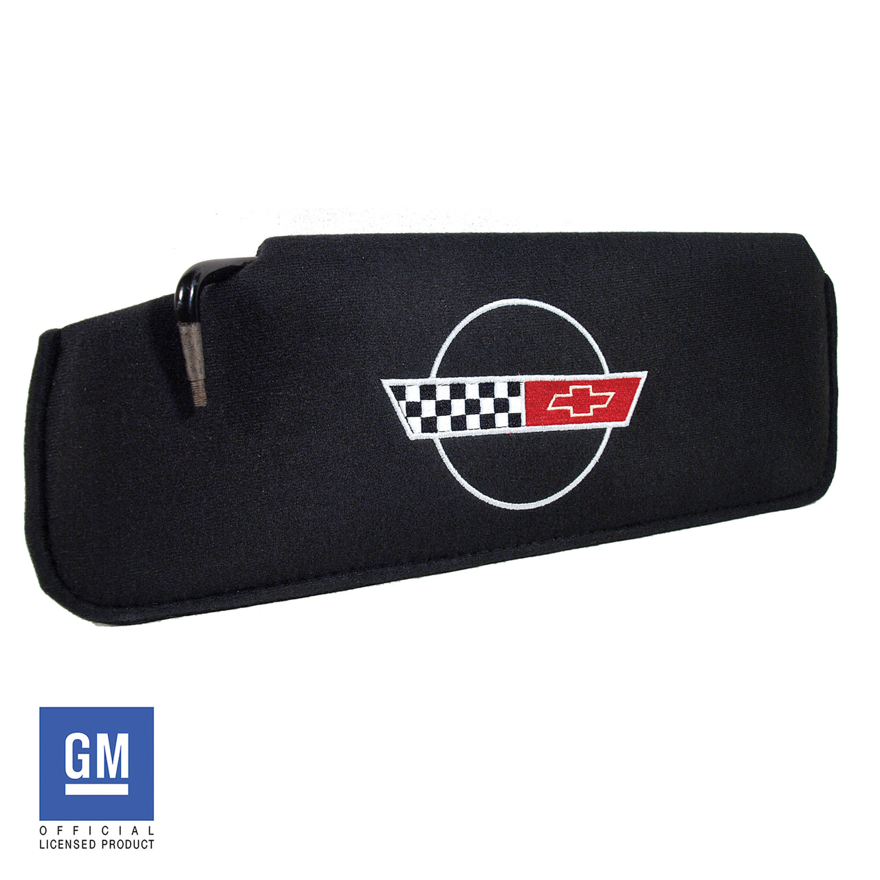 1984-1996 Corvette Sunvisor Replacement LH Embroidered W/Logo-40109-Corvette-Store-Online