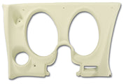 1976-1976 Corvette Dash Pad White Lower LH W/Air Conditioner-401876-Corvette-Store-Online
